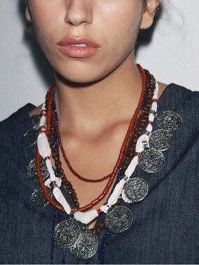 Zara Necklaces with Medals